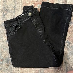 Anthropologie The Skipper High-Rise Crop Wide-Leg Jeans by Pilcro